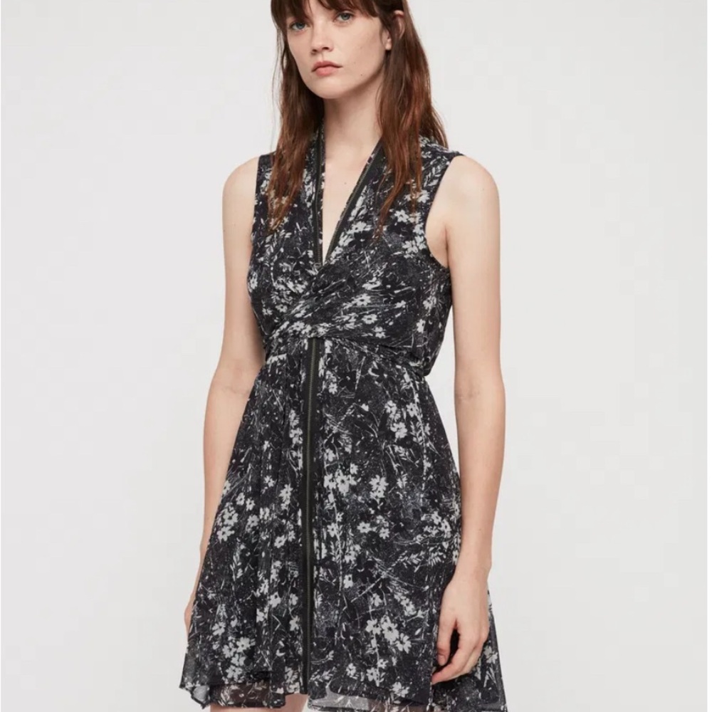 All Saints Jayda Floral Pattern NWOT